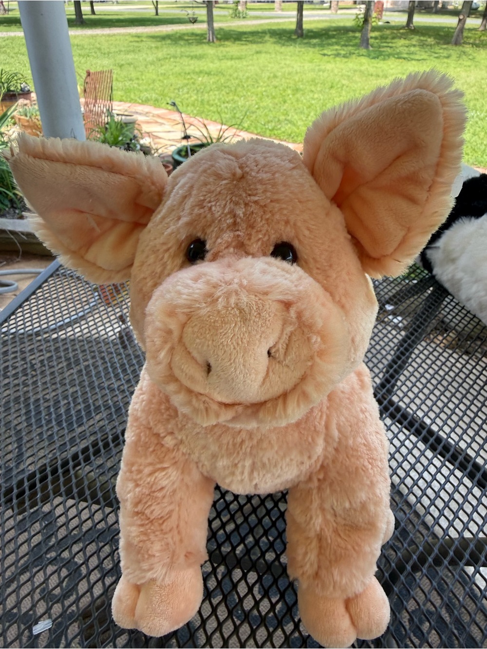 Gund Peach Plush Pig Stuffed Animal